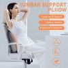 Coverado Leather Lumbar Support Pillow for Office Chair, Cars, Sofa with Detachable Memory Foam Back Support Pillow - 2 of 4