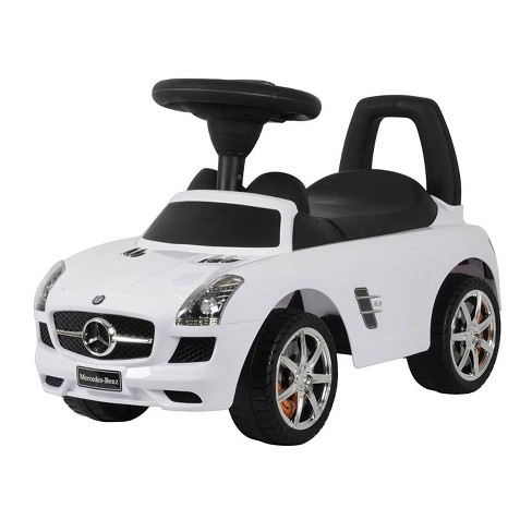 Best Ride On Cars Baby Toddler Ride-On Mercedes Benz Push Car Toy with Music, Horn Sounds and Handle, Red - image 1 of 4