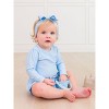 RuffleButts Baby Girls UPF50+ Princess Long Sleeve Bow Skirted One Piece Swimsuit - 3 of 4
