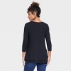 3/4 Sleeve Scoop Neck Nursing Maternity T-Shirt - Isabel Maternity by Ingrid & Isabel™ - 2 of 4