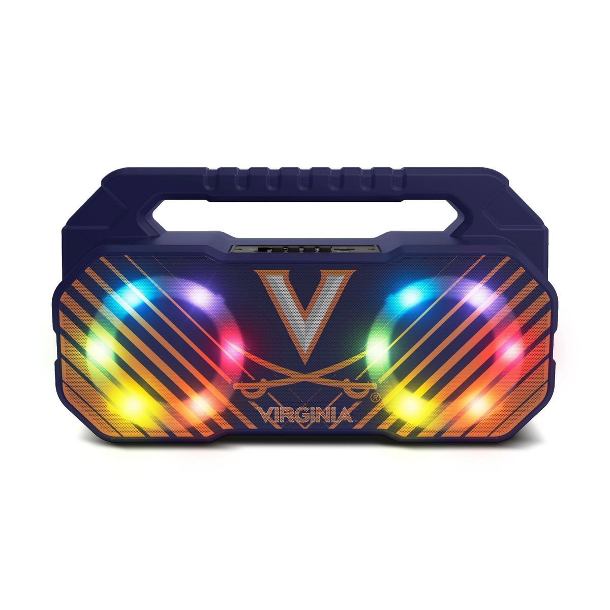 SOAR Collegiate Wireless Boombox Speaker with FM Radio- Michigan Wolverines
