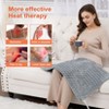 Heating Pad for Back Pain Cramps Relief Extra Large 33"x17" Electric Heating Pad 4 Temperature Settings-2 Hours Auto Shut Off-Moist Heat Dry Therapy - 4 of 4