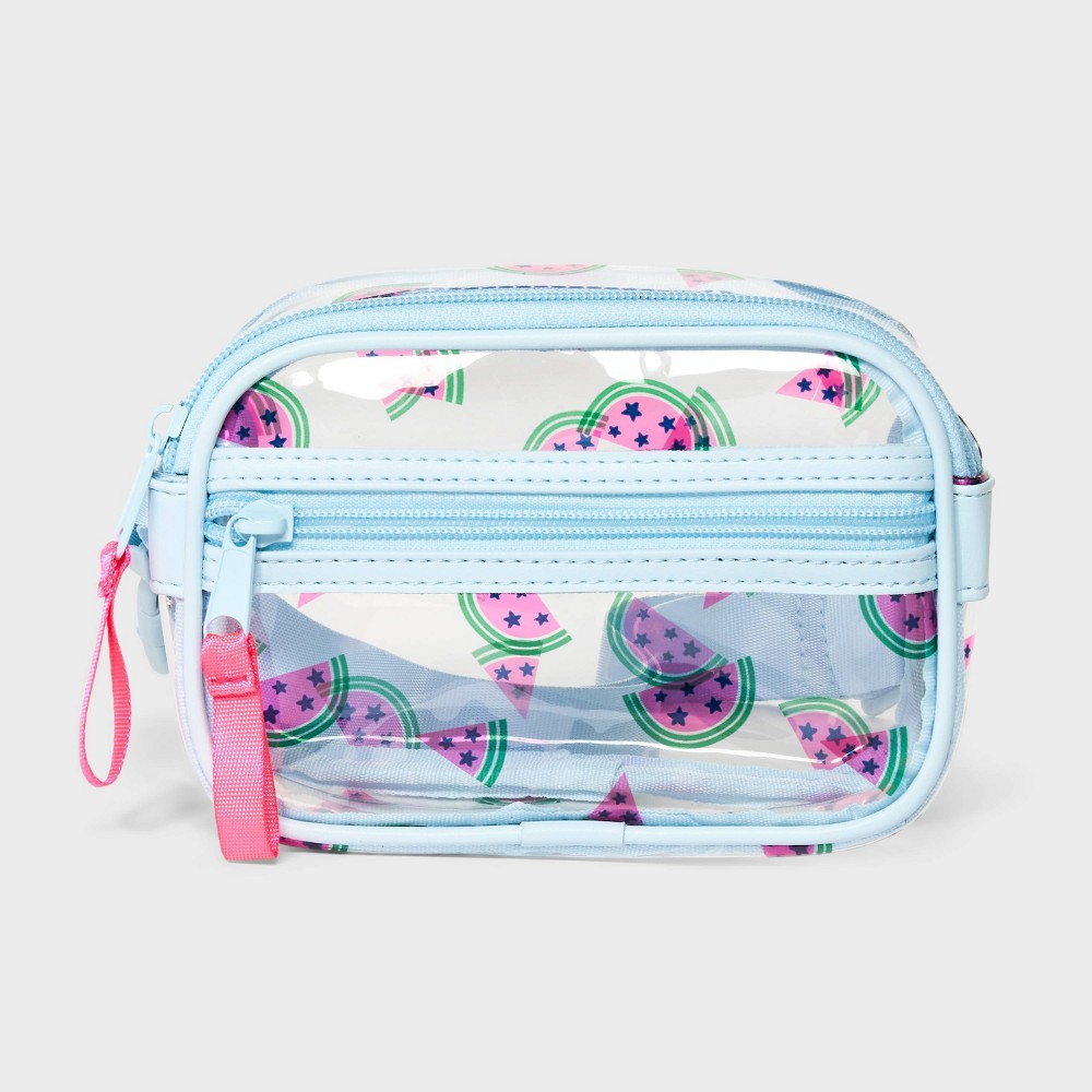 Photos - Travel Accessory Girls' Clear Watermelon Fanny Pack - Cat & Jack™