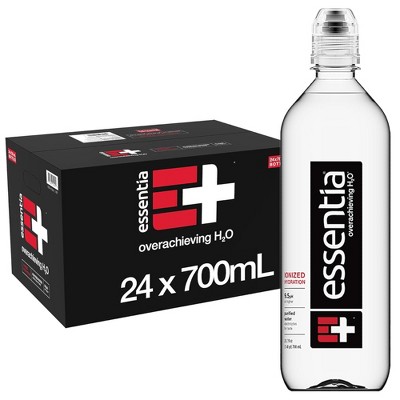 Essentia Water, Alkaline Water - 700ML Bottle (Pack of 24)