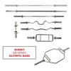 Sunny Health & Fitness 58" Olympic Hex Bar 51lbs - 3 of 4