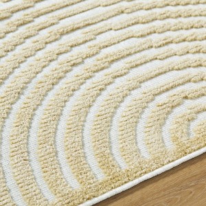Hauteloom Deron Mustard Washable Area Rug - 1 of 4