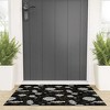 Iveta Abolina Queen Anne Lace Charcoal Large Welcome Mat - Deny Designs - 2 of 3
