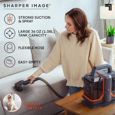 Black Electric Portable Spot Vacuum with Foam Filter for Pets
