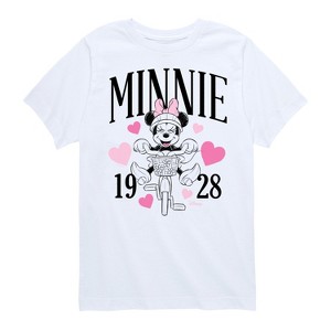 Boys' - Disney - 1928 Minnie Bike Design Short Sleeve Graphic T-Shirt - 1 of 4