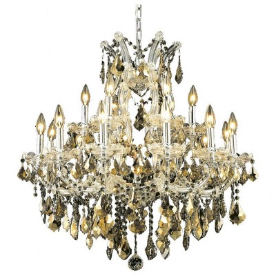 Elegant Lighting Maria Theresa 19 - Light Chandelier in  Chrome