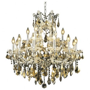 Elegant Lighting Maria Theresa 19 - Light Chandelier in  Chrome - 1 of 3