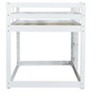 Sapphtopaz Space-Saving Twin over Twin Floor Bunk Bed for Teens/Adults, Simple Solid Wooden Bed Frame with Guardrails, Ladder, Strengthened Slats - 2 of 4