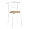 Monarch Specialties Dining Table Set 3Pcs Set Small 32Inch L Kitchen Metal Laminate Natural White Contemporary Modern - 4 of 4