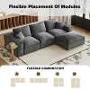 GDFStudio Cloud Modern 108.26'' L-Shaped Corduroy Upholstered Sectional Sofa - 4 of 4