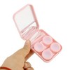 Unique Bargains Simple Rectangular Contact Lens Case 1 Set - 2 of 4