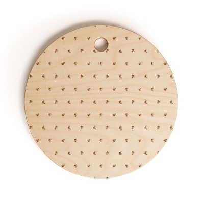 Holli Zollinger FLORA MINI Round Cutting Board - Deny Designs