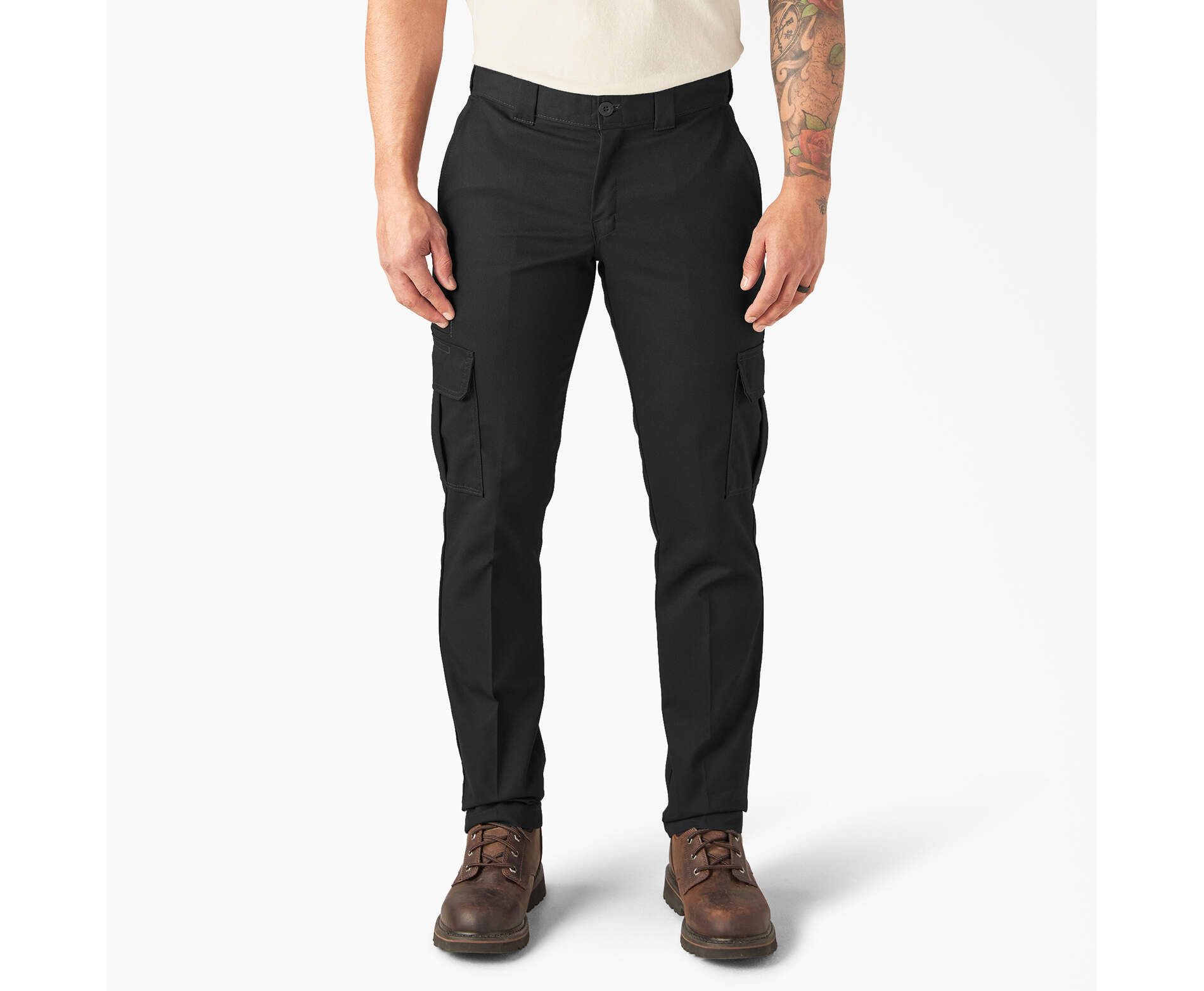 Dickies FLEX Slim Fit Cargo Pants, Black (BK), ,30 30