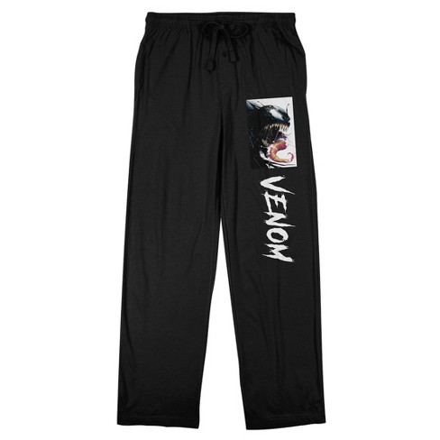 Marvel Venom Logo Men s Black Sleep Pants Target