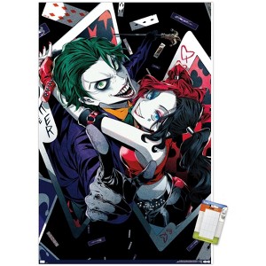 Trends International DC Comics - Harley Quinn Anime - Joker Hug Unframed Wall Poster Prints - 1 of 4