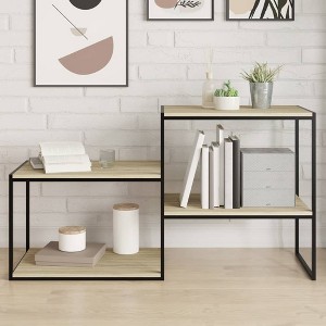 vidaXL Bookshelf Boards 8 pcs Sonoma Oak 23.6 in.x19.7 in.x0.6 in. Engineered Wood - 1 of 4