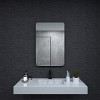 Aluminum Framed Rounded Rectangle Bathroom Wall Mirror,Vanity Mirror - 2 of 4