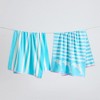 2pk 30" x 60" Print and Stripe Cotton Beach Towels - Great Bay Home - 2 of 4