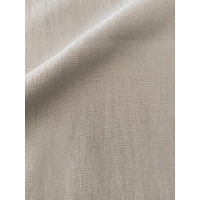 Rustic Beige 14x20 Linen Throw Pillow with Down Fill