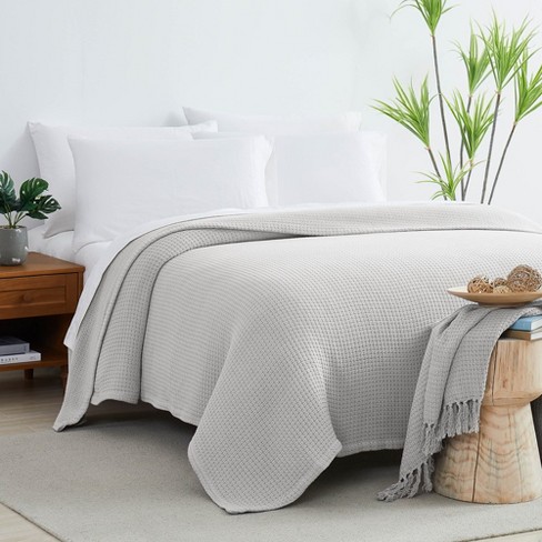 Southshore Fine Living Ashmore Collection 100 Cotton Bed Blanket Grey Twin twin Xl Target