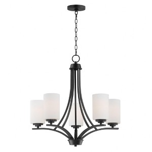 Maxim Lighting Deven 5 - Light Chandelier in  Black - 1 of 3
