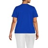 Lands' End Women's Relaxed Supima Cotton V-Neck T-Shirt - 2 of 3