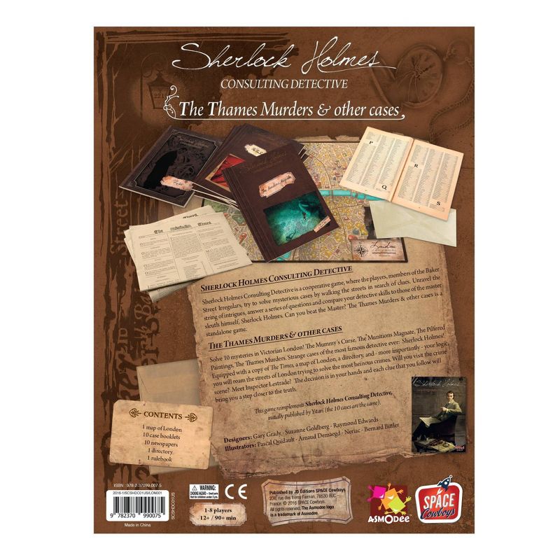 Space Cowboys Sherlock Holmes: The Thames Murders &#38; Other Cases Game, 4 of 7