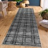 2'x6' Area Rug for Living Room, Machine Washable Non-Slip Vintage Style, Stain Resistant Mat for Dining, Nursery, Office, Entrance, Kitchen, Red - 3 of 4
