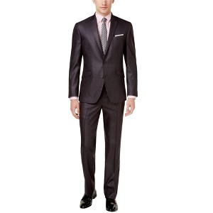 Kenneth Cole Mens Basketweave Two Button Formal Suit - 1 of 1