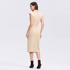 Women's Short Sleeve Midi Bodycon Dress - A New Day™ - 2 of 4