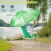KTMBDW Folding Beach Chair with Umbrella for Adults, Lightweight Porable Camping Chair with 265lbs Capacity for Travel Picnic Concert & Outdoor - 4 of 4