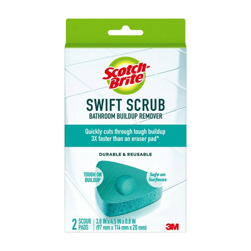 Scotch-Brite Swift Scrub Bathroom Buildup Remover - 2ct, 1 of 25