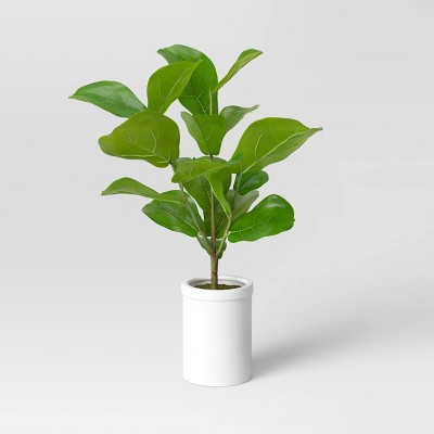 15 x 10 Artificial Fiddle Leaf Plant in Pot - Threshold