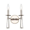 Crystorama Lighting Baxter 2 - Light Sconce in  Polished Nickel - 2 of 4