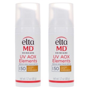EltaMD UV AOX Elements Broad Spectrum SPF 50 Tinted Face Sunscreen 1.7 oz 2 Pack - 1 of 4