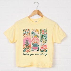 Simply Sage Market Let's Go Camping Van Boxy Crop Top - 1 of 4