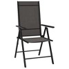 vidaXL Patio Folding Chairs 2 Pcs, Camping Garden Chair with Armrest, Outdoor Lawn Chair - 4 of 4