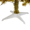 Northlight 4' Pre-Lit Gold Iridescent Tinsel Slim Artificial Christmas Tree, Clear Lights - image 2 of 4