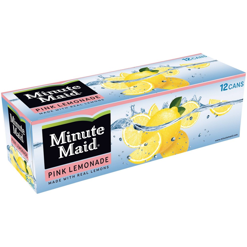 UPC 025000058240 product image for Minute Maid Pink Lemonade - 12pk/12 fl oz Cans | upcitemdb.com