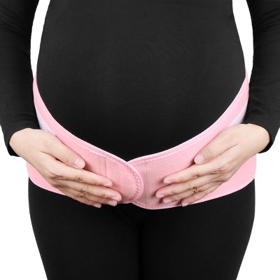 Unique Bargains Maternity Antepartum Belt Pregnant Women Abdominal Support  Waist Belly Band Pink : Target