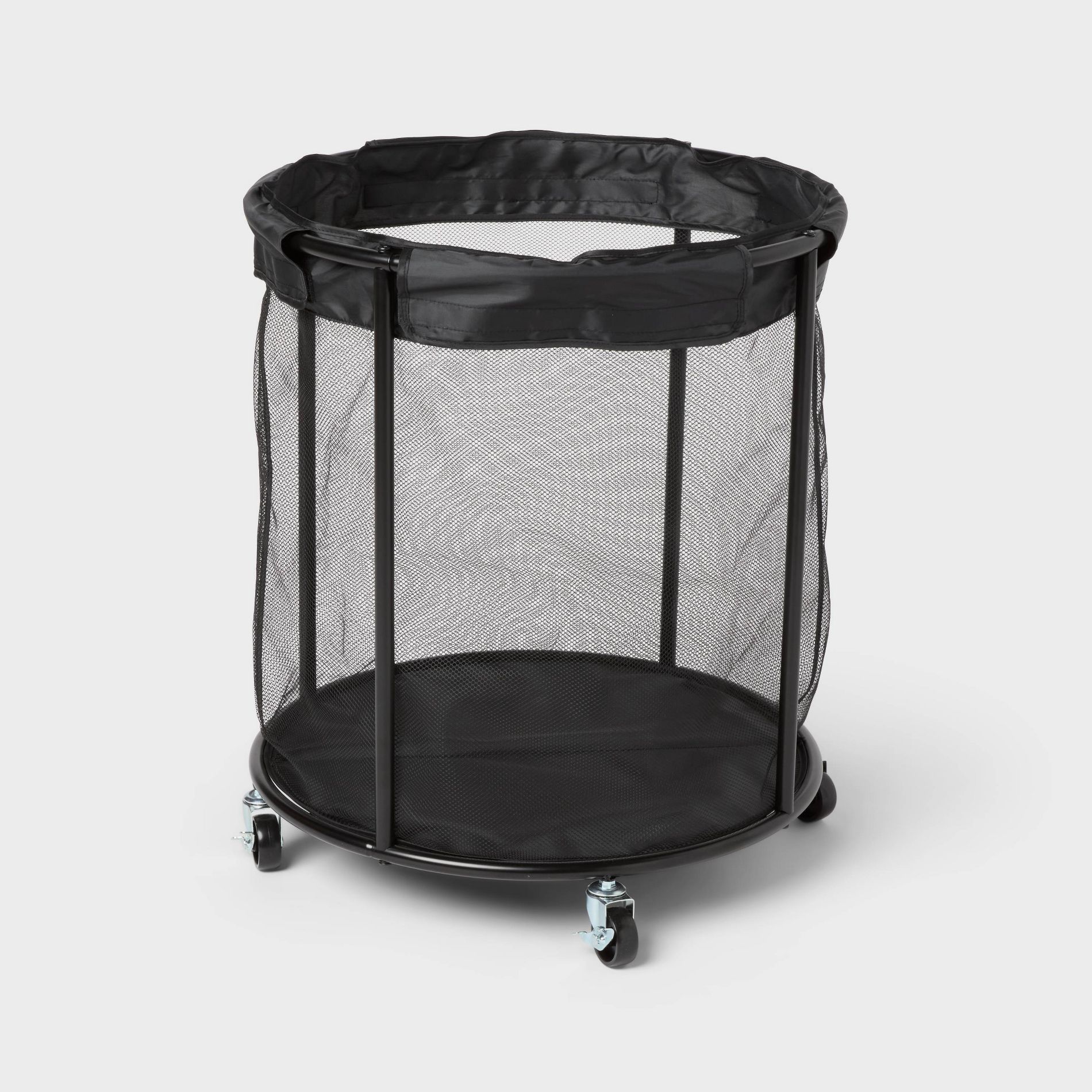 Open Rolling Sports Ball Storage Black - Brightroom™
