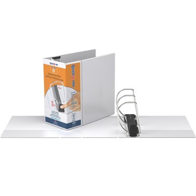 QuickFit PRO Heavy Duty View Binder 6 White 90080