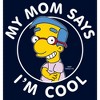 Men's The Simpsons Millhouse My Mom Says I'm Cool Long Sleeve Shirt - 2 of 4