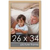 PosterPalooza | Classic Modern Yellow Picture Frame - UV Acrylic, Foam Board Backing, Hanging Hardware - 2 of 4