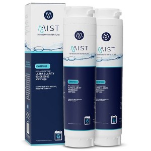 Mist 644845 Ultra Clarity Compatible with 9000077104, 9000194412, Miele KWF1000 Refrigerator Water Filter (2pk) - 1 of 4
