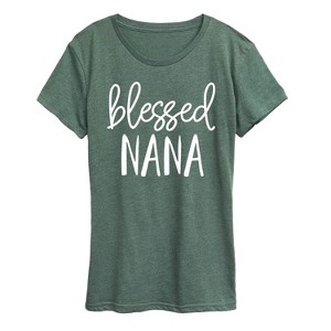 Women's - Instant Message - Blessed Nana Short Sleeve Graphic T-Shirt - 1 of 4